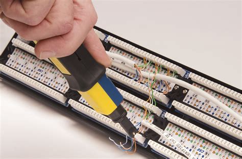 electrical work box management punchdown|punch down tools.